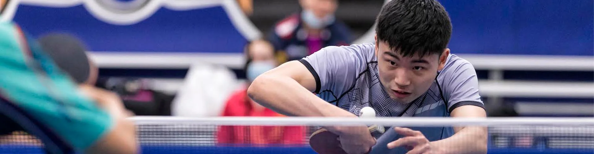 Table tennis banner at King Square Sports Centre in Markham